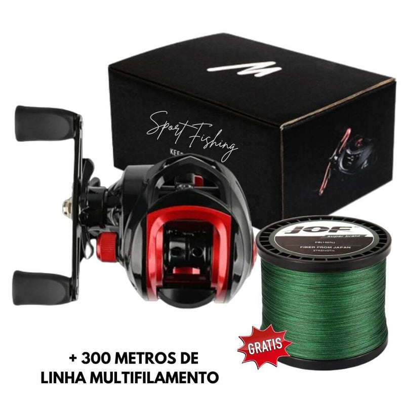 Carretilha Sport Fishing™ 3.000 - Kit Completo + Brinde Exclusivo! 🎁