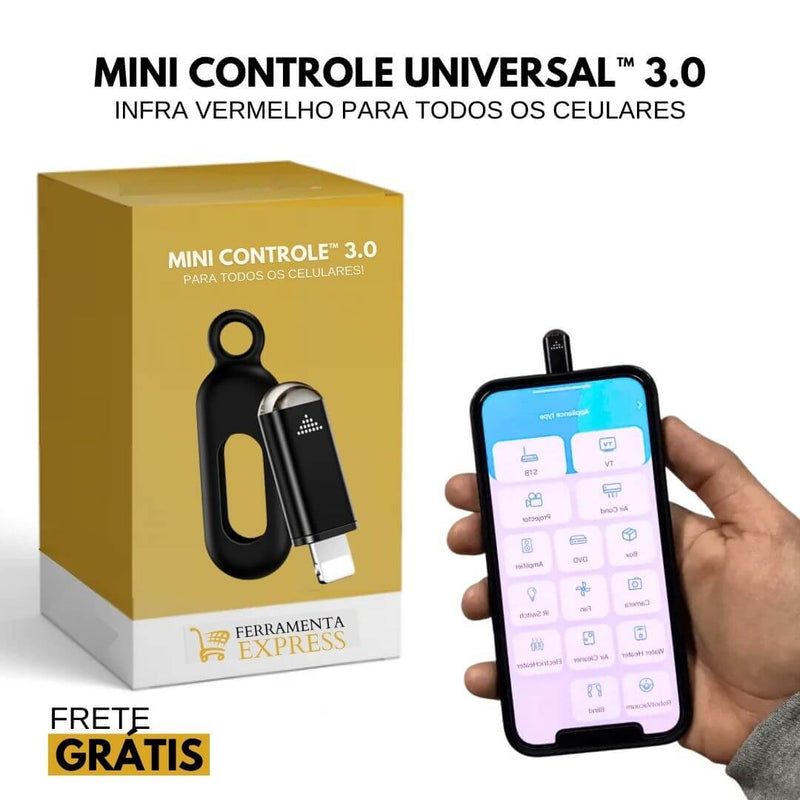 Mini Controle Remoto Universal™ 3.0 - Infra Vermelho Para Celular