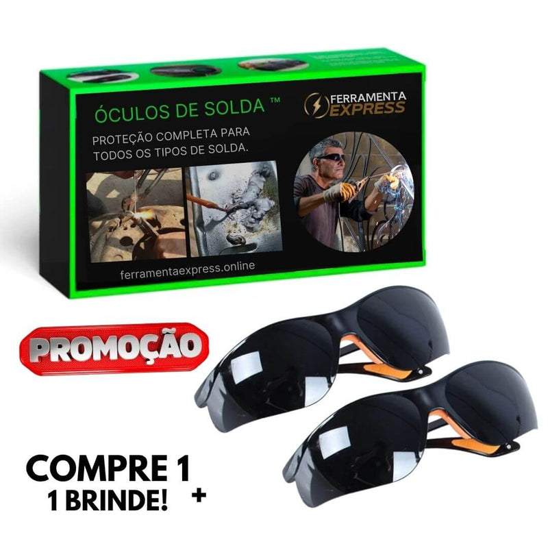 Óculos de Solda Fácil™ 3.0 | Proteção Completa UV Para Soldas Industriais (COMPRE 1 E LEVE 2) 🎁